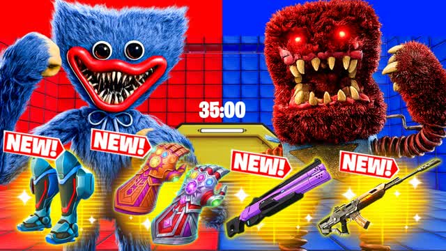 BOSS FIGHT RED VS BLUE 🔴🔵 — Fortnite Creative map