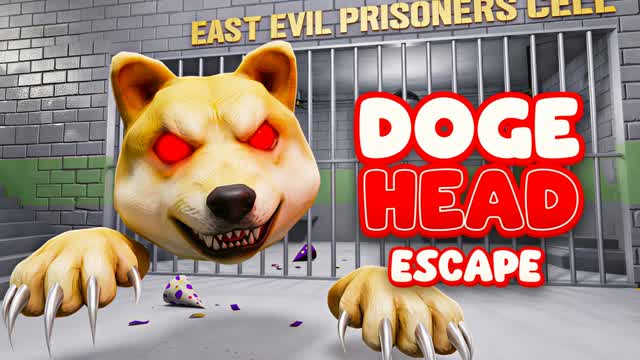 ESCAPE FROM DOGE HEAD PRISON 🚪 — Fortnite Creative map cover art