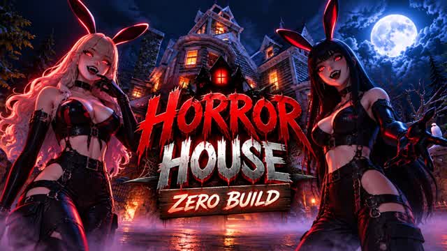 Horror House 🎃 Zero Build — Fortnite Creative map