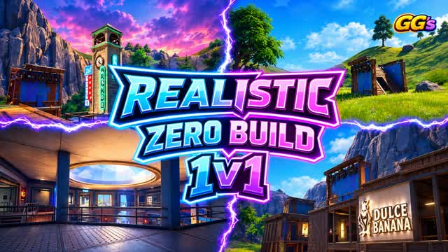 realistic zero build 1v1 — Fortnite Creative map