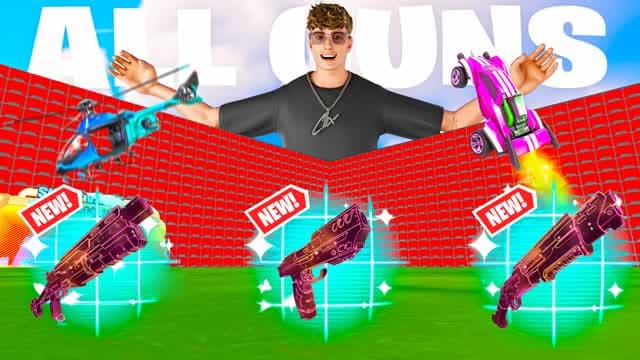 CLIX 1V1 EVERY GUN — Fortnite Creative map cover art
