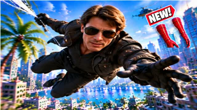 🎯SPIDER CITY FLY Heat GUN GAME😎 — Fortnite Creative map
