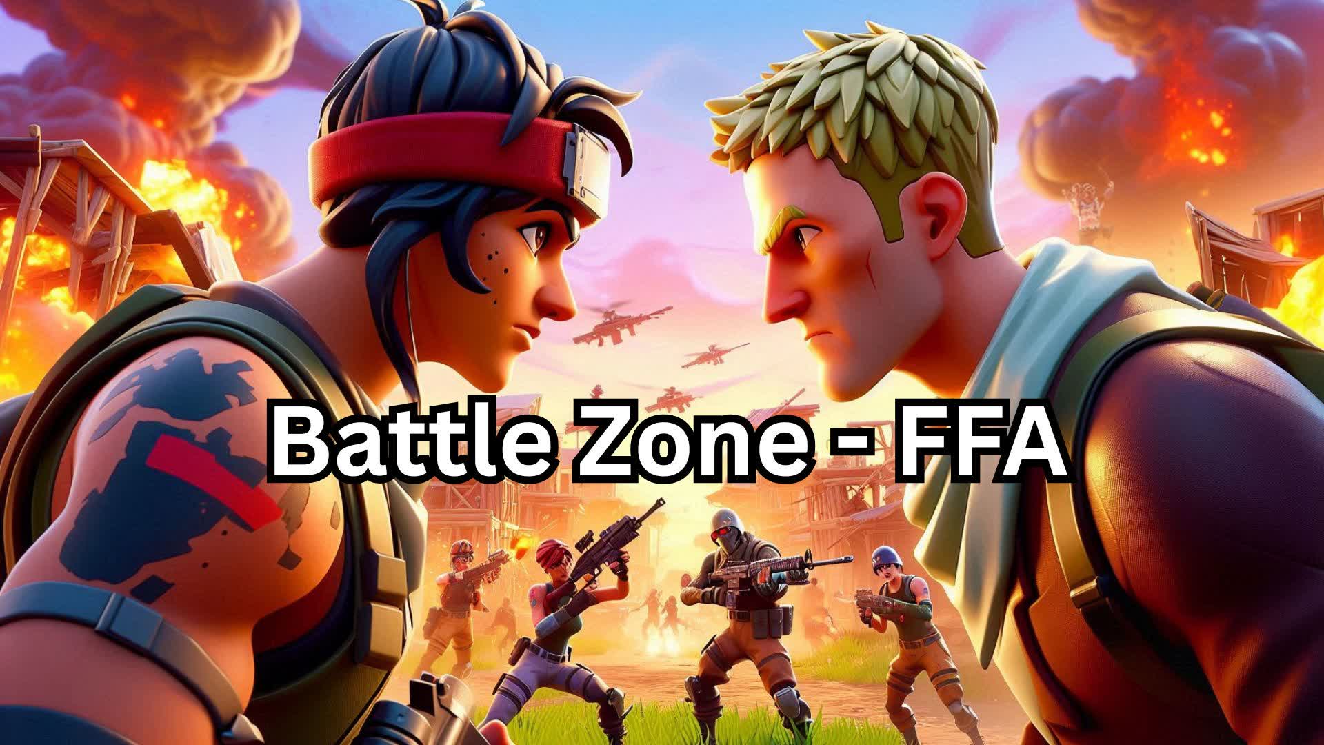 Battle Zone - Free For All — Fortnite Creative map
