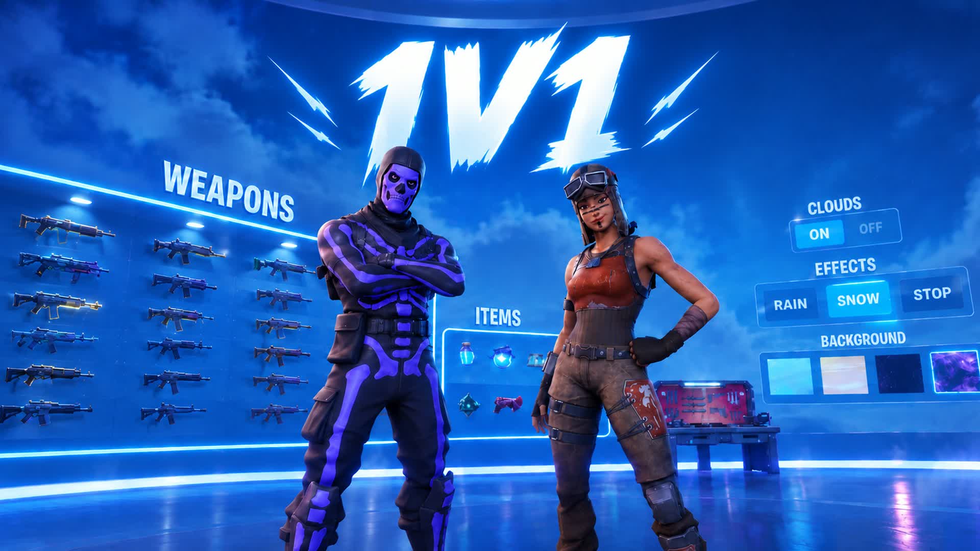 1v1 With Friends — Fortnite Creative map