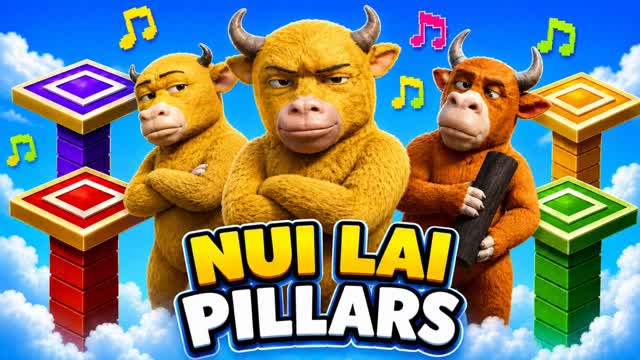 Niu Lai Pillars — Fortnite Creative map cover art