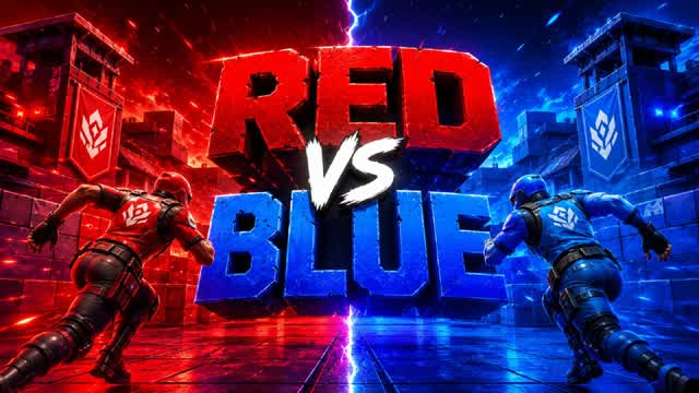 INSANO RED VS BLUE — Fortnite Creative map