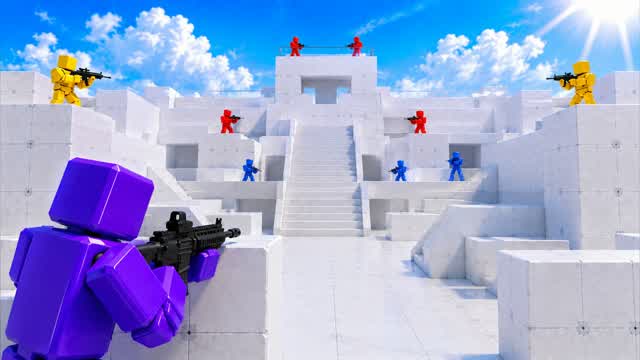 RIVALS RED VS BLUE 🔴🔵 ENDLESS WAR! — Fortnite Creative map