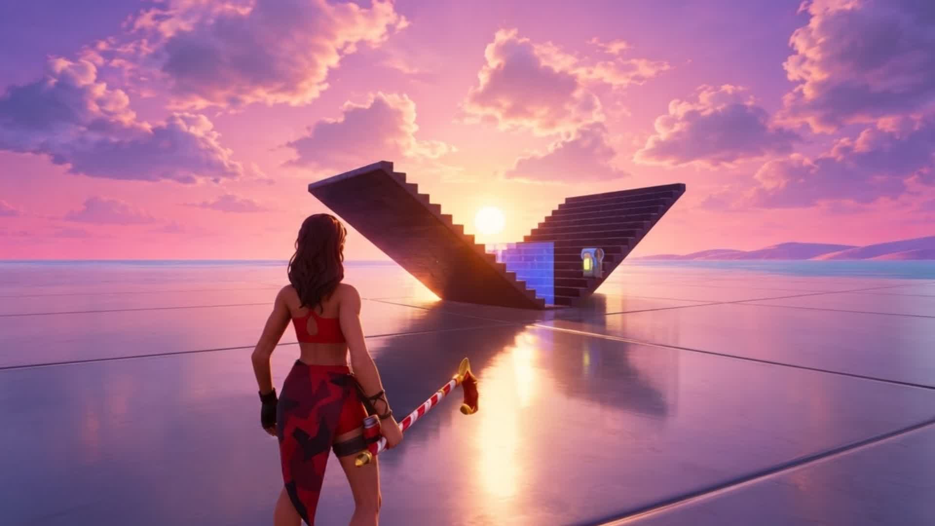 👷🏻‍♀️1v1 Battle — Fortnite Creative map