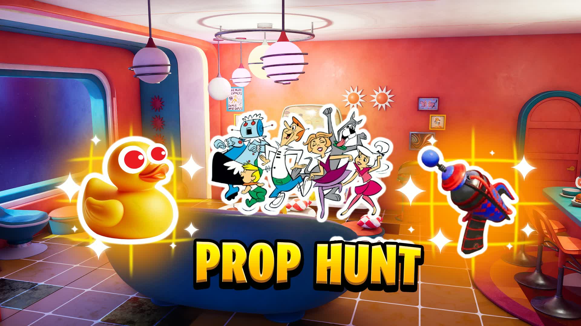 🔫 Jetsons Prop Hunt 🦆 — Fortnite Creative map
