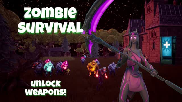 Zombie Survival — Fortnite Creative map cover art
