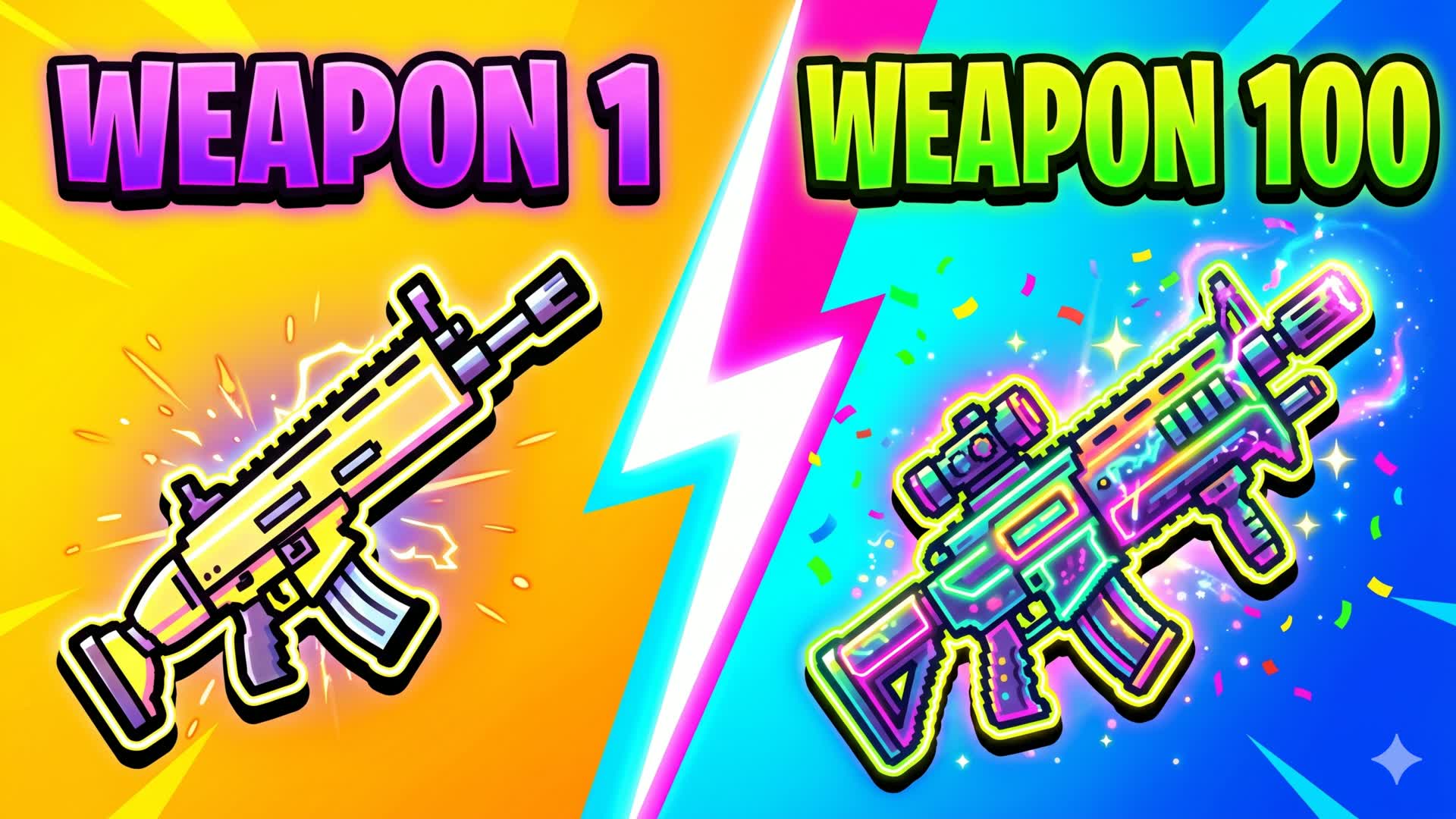 Anyway Gun Game — Fortnite Creative map