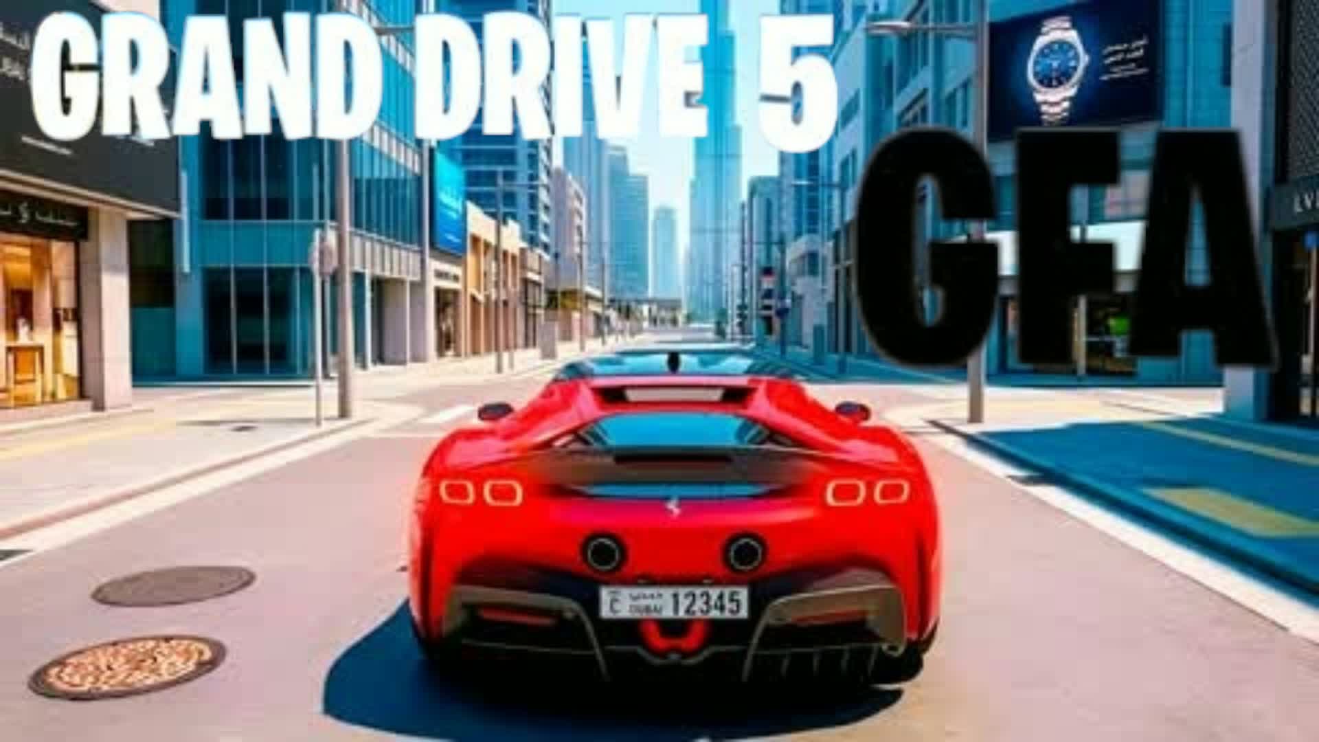 GRAND FREE DRIVING 🌄 — Fortnite Creative map