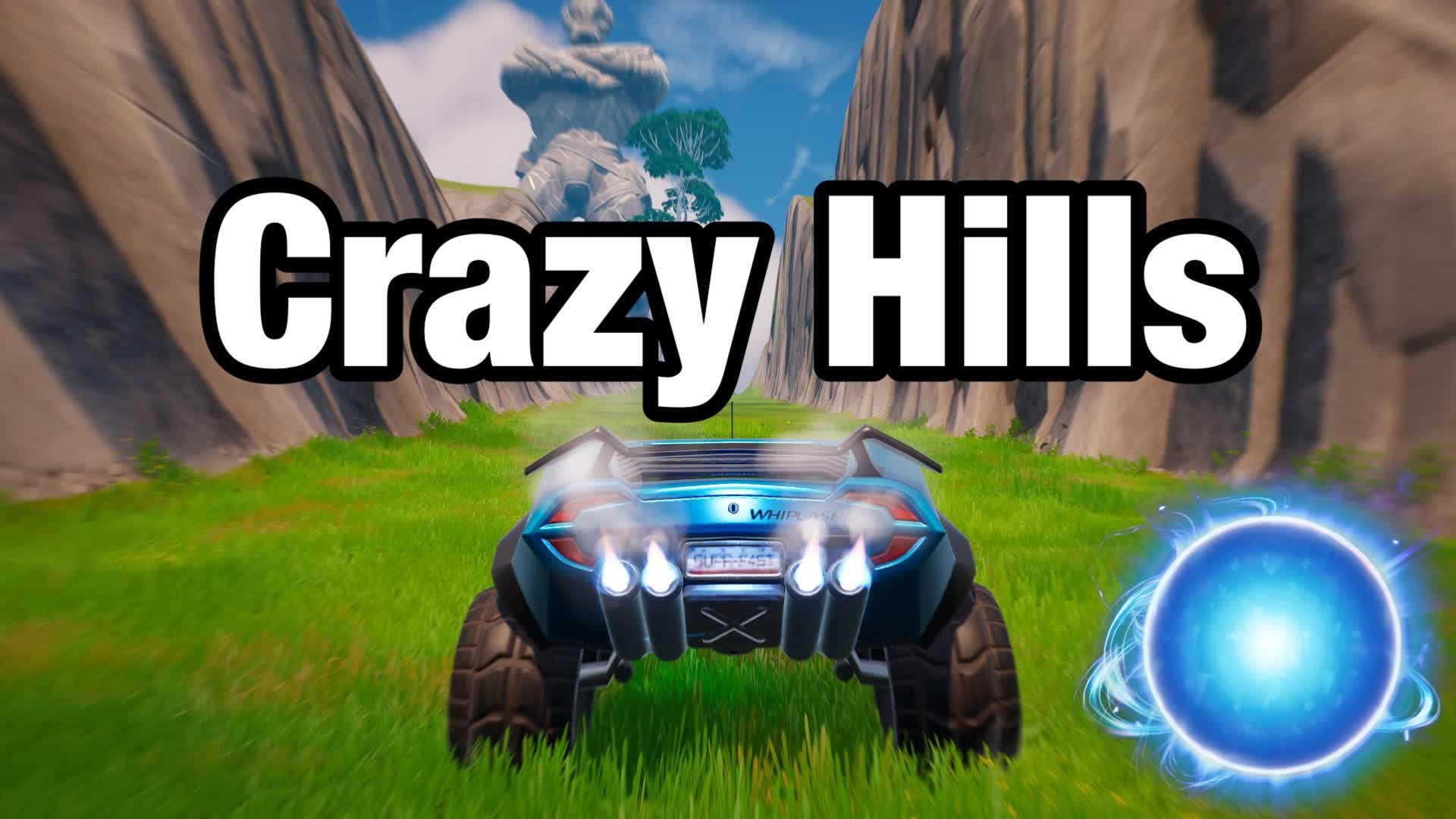 CRAZY HILLS OPEN WORLD 🚗🌳⭐ — Fortnite Creative map