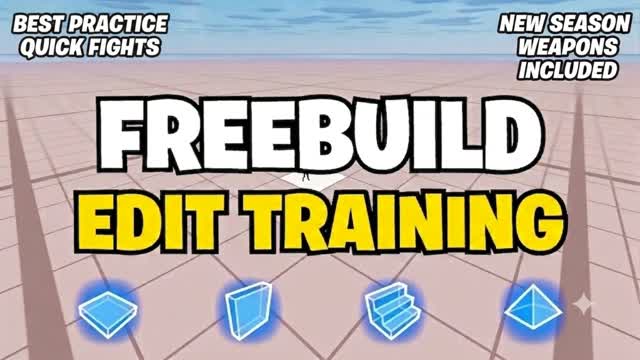 1V1V1 PRACTICE AIM EDIT PIECE FREE BUILD — Fortnite Creative map cover art