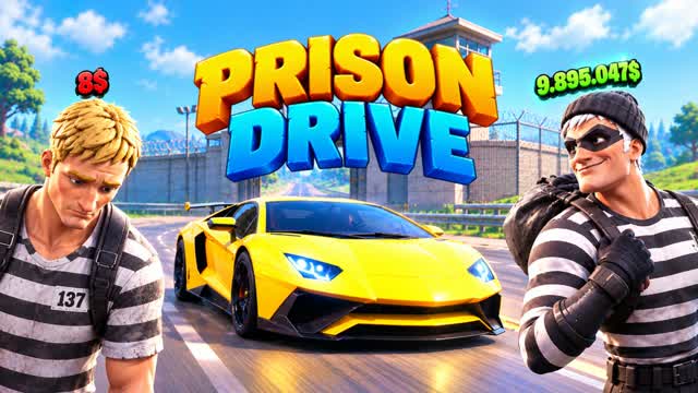 PRISON DRIVE (CASH) — Fortnite Creative map