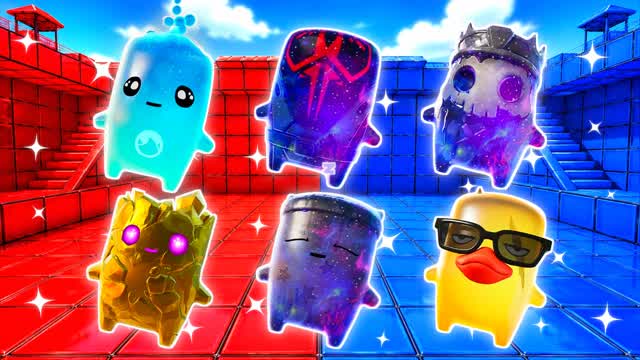 BLUE VS RED BRAVE INTENT 🔵🔴 — Fortnite Creative map cover art