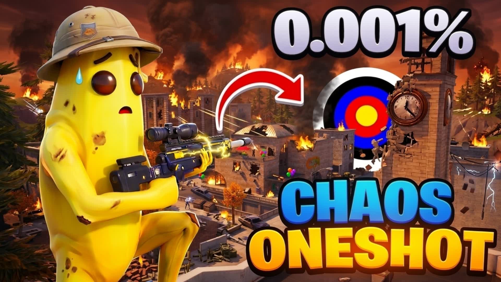 CHAOS ONESHOT🎯💥 — Fortnite Creative map
