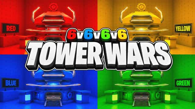 6v6v6v6 TOWER WARS — Fortnite Creative map