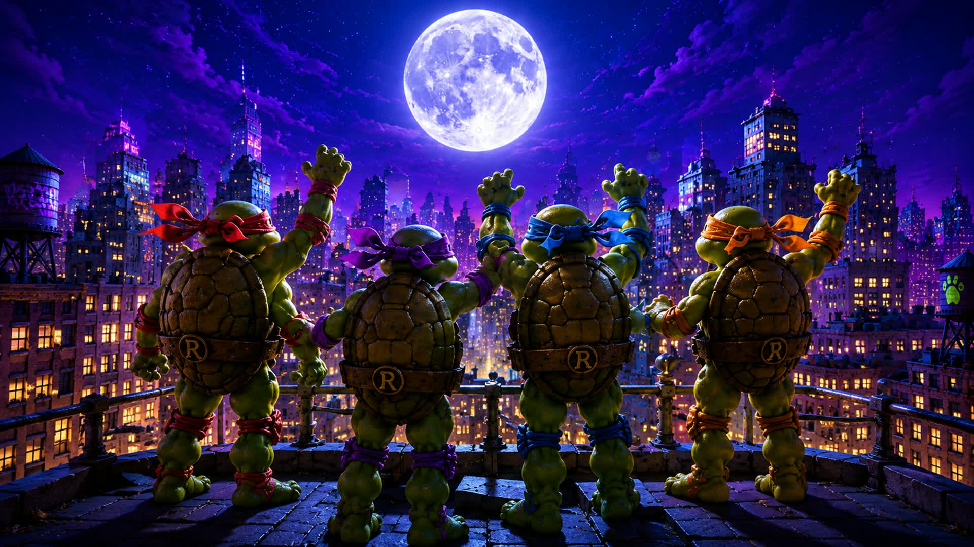MEGA 🥷 TMNT 99 BOTS HERO ⭐ — Fortnite Creative map