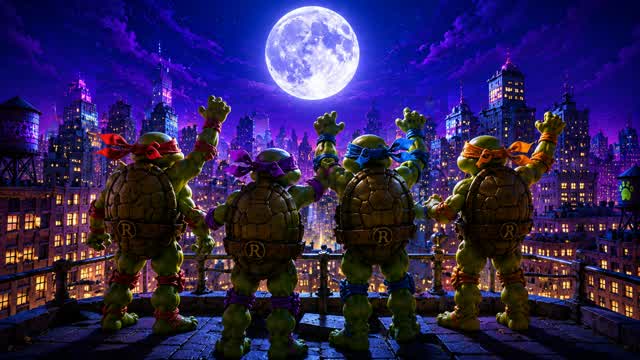 MEGA 🥷 TMNT 99 BOTS HERO ⭐ — Fortnite Creative map cover art