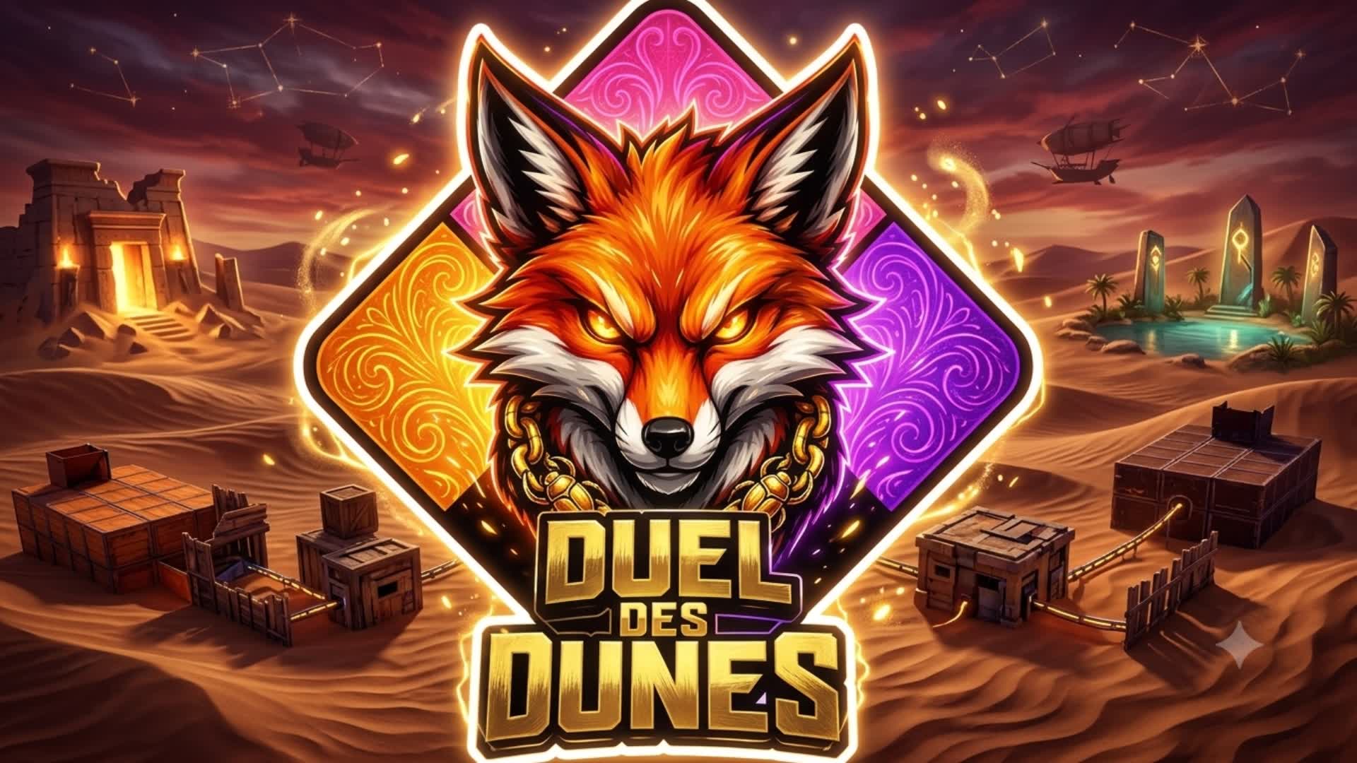 Duel des dunes — Fortnite Creative map