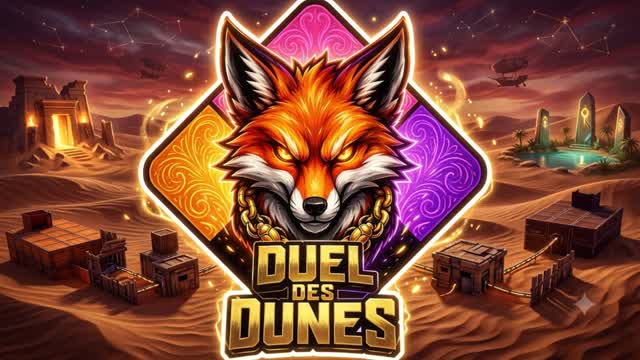 Duel des dunes — Fortnite Creative map cover art