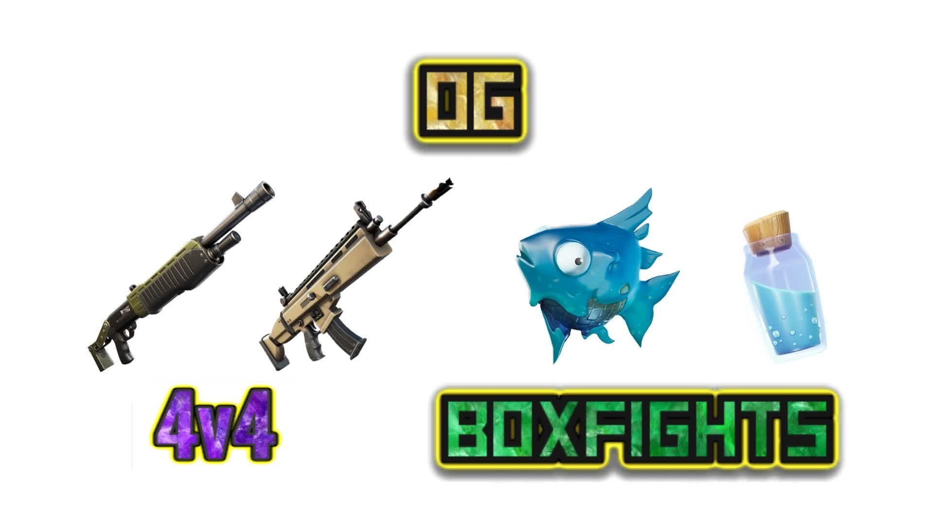 OG 4v4 Box Fight — Fortnite Creative map