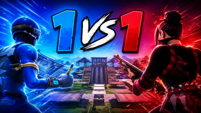 💙 1 VS 1 FIGHT — Fortnite Creative map