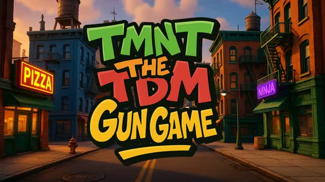 TMNT : The TDM Gun Game — Fortnite Creative map cover art
