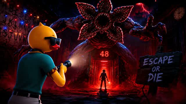 Escape Room 🔥Stranger Things🔥 48 — Fortnite Creative map