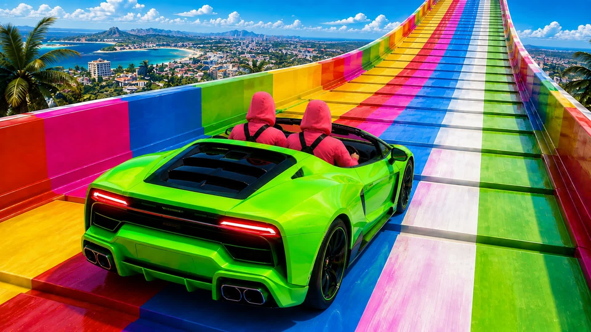 MEGA RAMP - CAR GAME - ALL WEAPONS — Fortnite Creative map