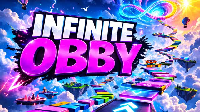 ∞INFINITY OBBY∞ — Fortnite Creative map cover art