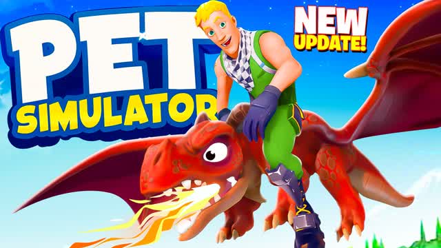 PET SIMULATOR 🐶 — Fortnite Creative map cover art