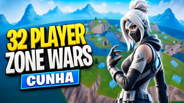 32 Player Zone Wars Cunha — Fortnite Creative map cover art