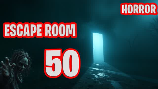 ESCAPE ROOM (HORROR) 💀 — Fortnite Creative map cover art