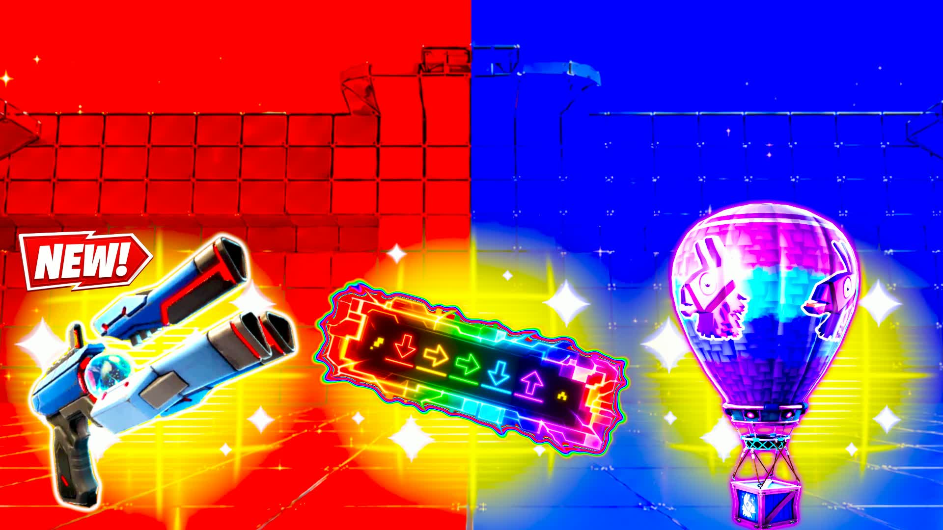 RED VS BLUE TACTICAL PUSH BATTLE 🔵🔴 — Fortnite Creative map