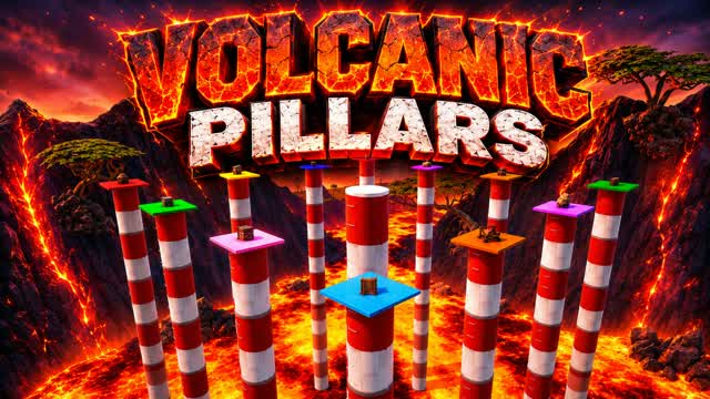 🌋 VOLCANIC PILLARS 🌋 — Fortnite Creative map
