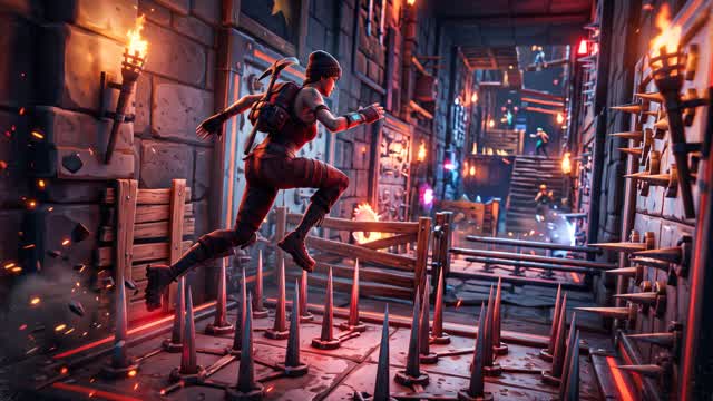 MEDIEVAL CASTLE DEATHRUN ⚔️ — Fortnite Creative map