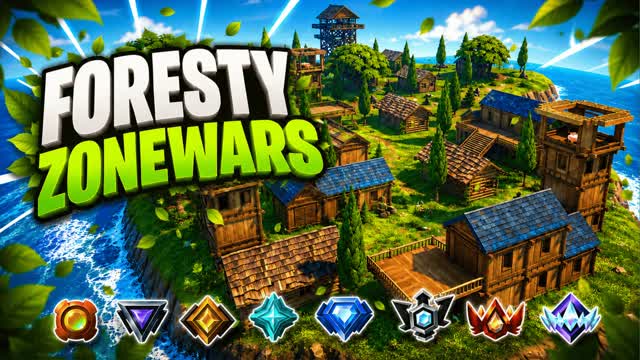 🌲Foresty Zonewars🌲 — Fortnite Creative map cover art