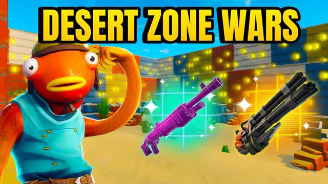 DESERT ZONE WARS - FFA 🌵 — Fortnite Creative map