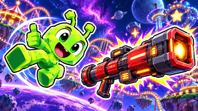 GALACTIC CHAOS RED VS BLUE 🔴🔵 — Fortnite Creative map
