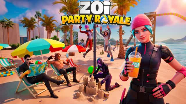 zoi party Royale 2.0 — Fortnite Creative map cover art