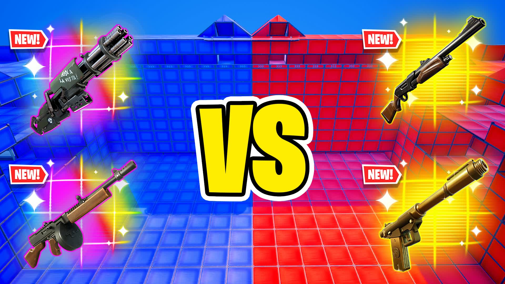 EXTREME RED VS BLUE 🔴🔵 — Fortnite Creative map