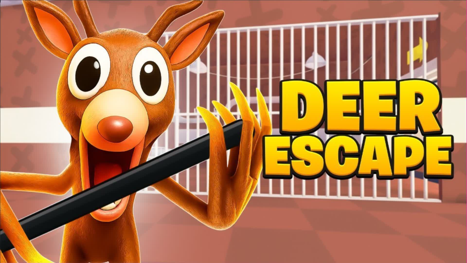 DEER'S PRISON RUN! (OBBY PARKOUR) — Fortnite Creative map