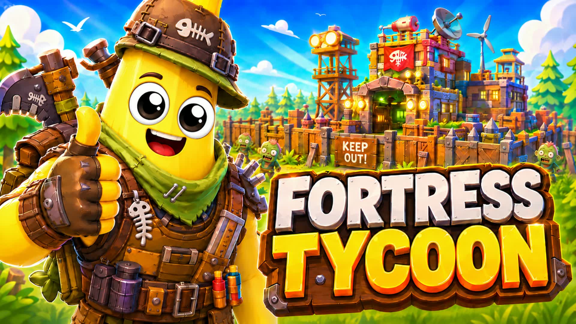 SURVIVOR FORTRESS TYCOON — Fortnite Creative map