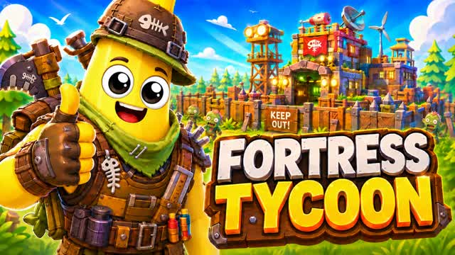SURVIVOR FORTRESS TYCOON — Fortnite Creative map cover art