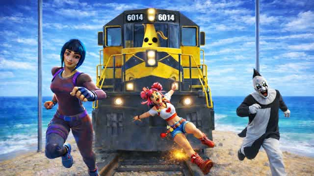 SURVIVE TRAIN — Fortnite Creative map cover art