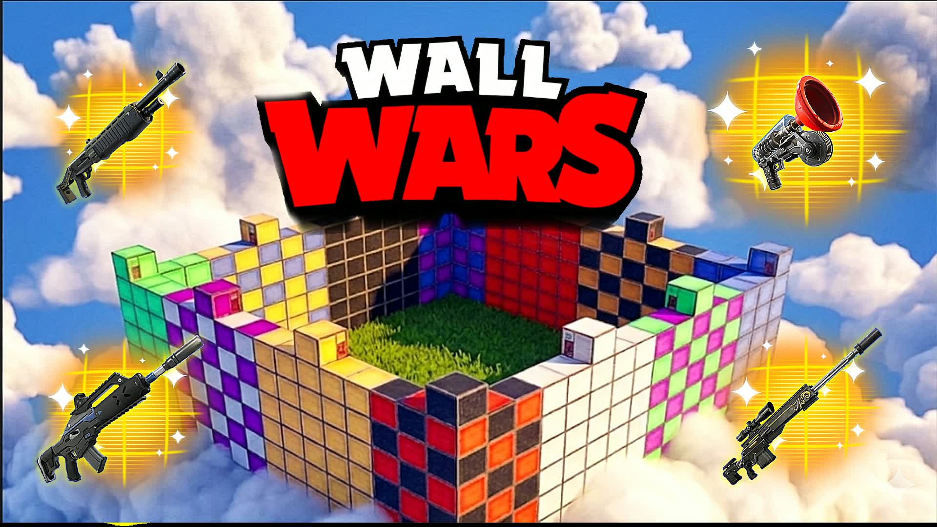 WALL WARS-FREE FOR ALL — Fortnite Creative map