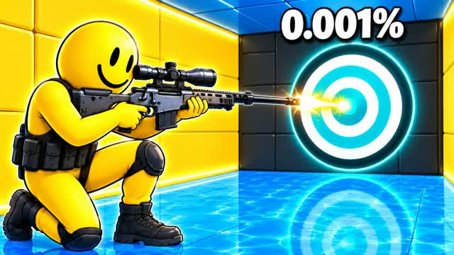IMPOSSIBLE SNIPER PRECISION ARENA ⚡ — Fortnite Creative map cover art
