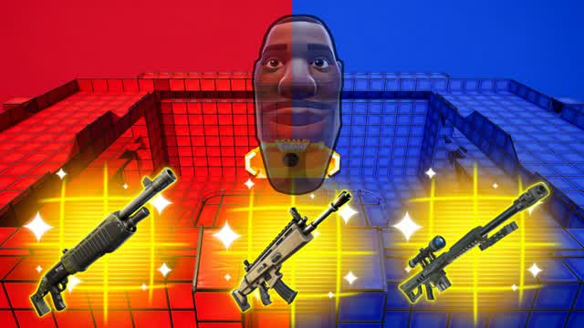 BEST SPRITES RED VS BLUE 🔴🔵 — Fortnite Creative map